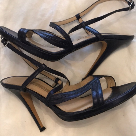 Designer Vintage Luca Luca Strappy Sandal $675 - Picture 7 of 16